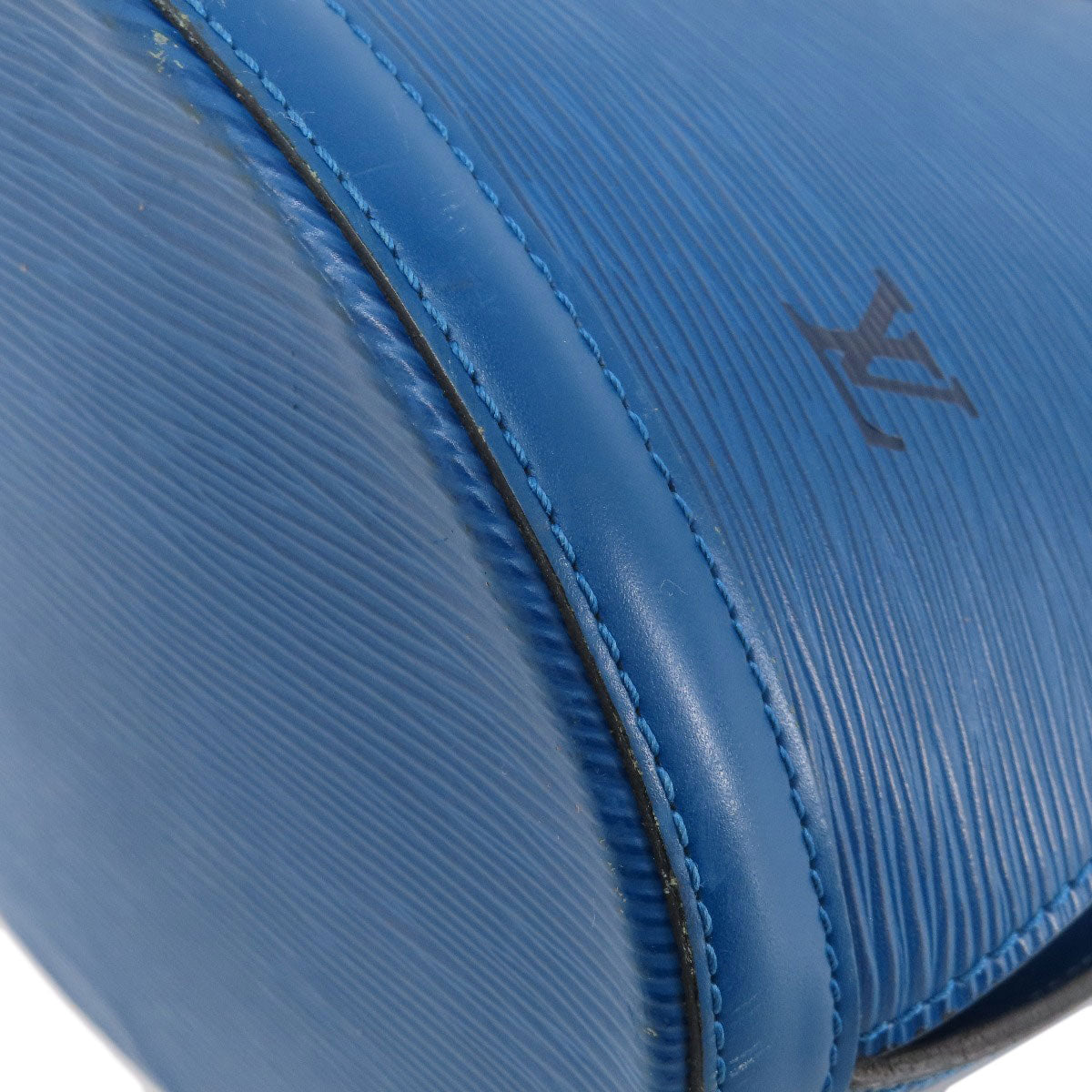 LOUIS VUITTON Tote Bag M52255 Epi blue Cluny Toledo Blue Women Used Authentic