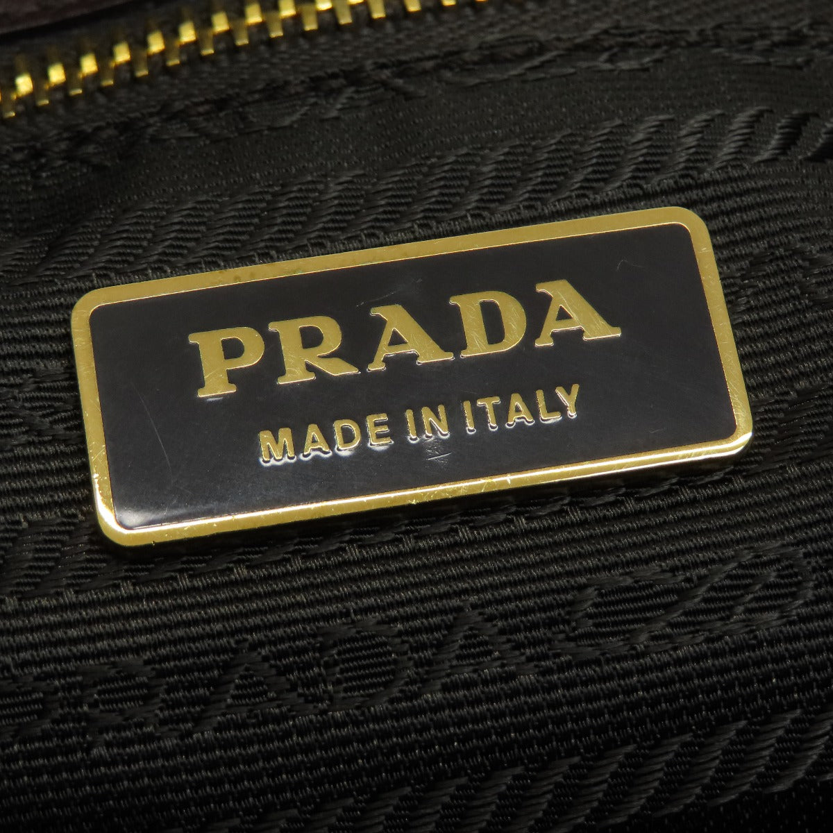 PRADA Handbag BR2672 leather Brown VIT DAINO ROCKE Women Used Authentic