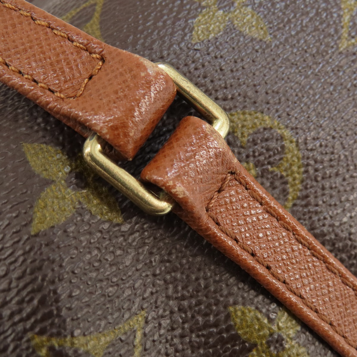 LOUIS VUITTON Handbag M51366 Monogram canvas Brown Papillon 26 Old Monog Lamb