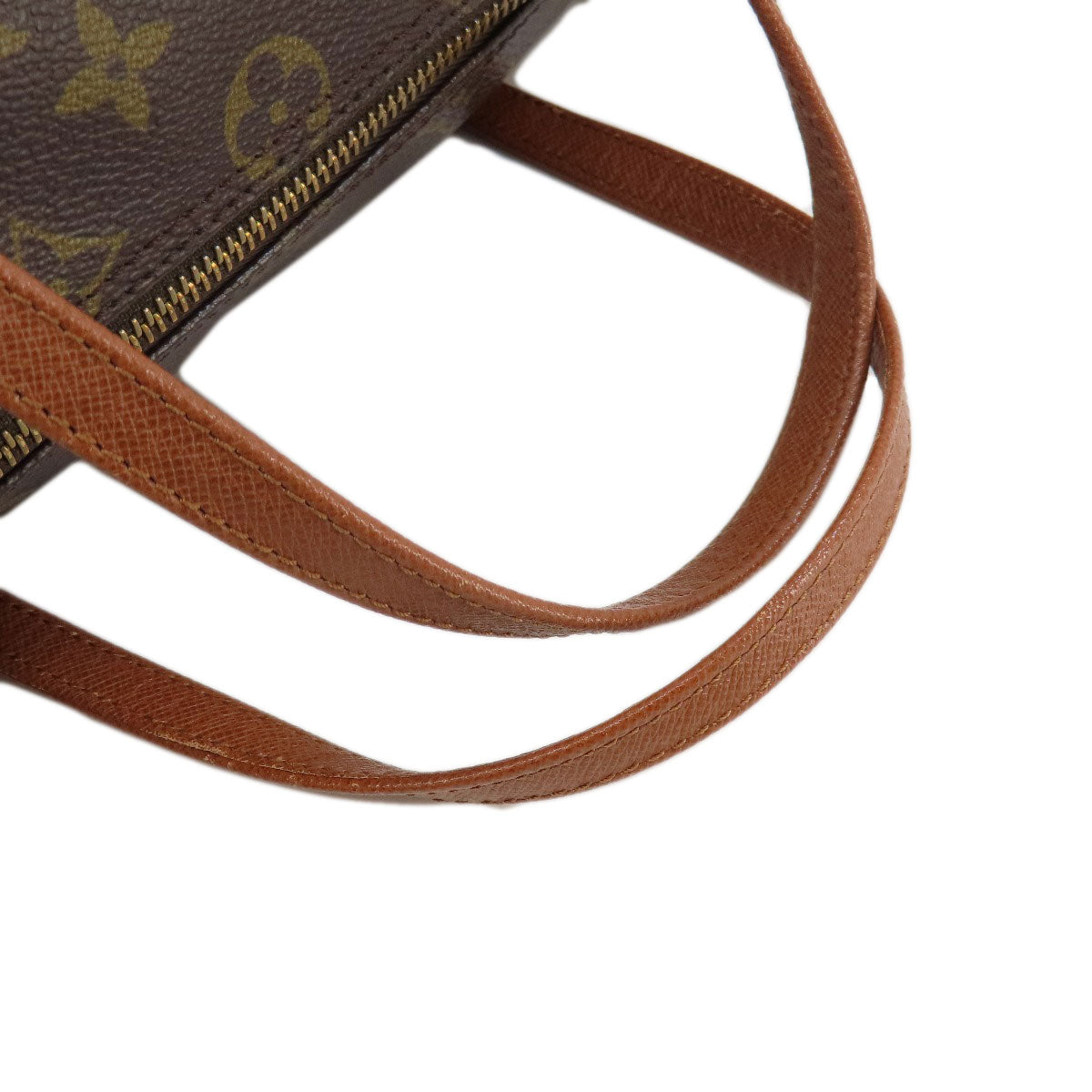 LOUIS VUITTON Handbag M51366 Monogram canvas Brown Papillon 26 Old Monog Lamb