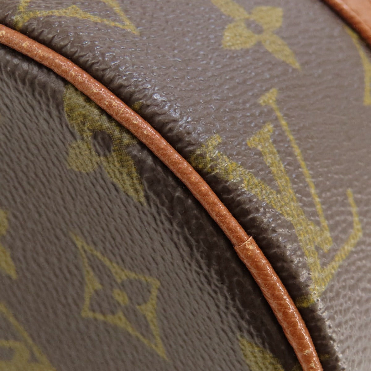 LOUIS VUITTON Handbag M51366 Monogram canvas Brown Papillon 26 Old Monog Lamb