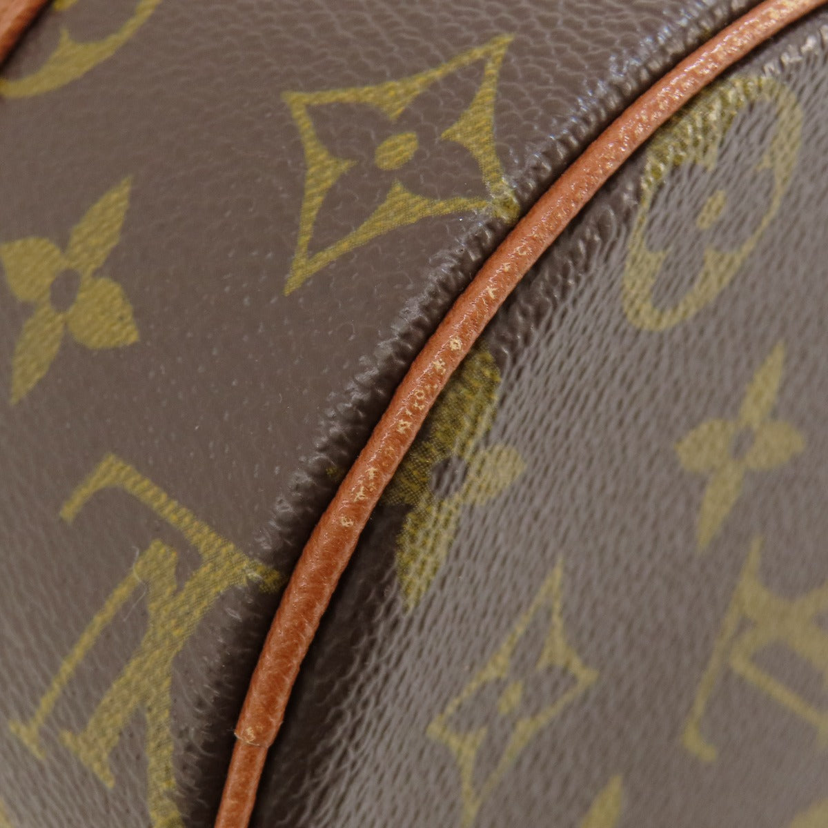 LOUIS VUITTON Handbag M51366 Monogram canvas Brown Papillon 26 Old Monog Lamb