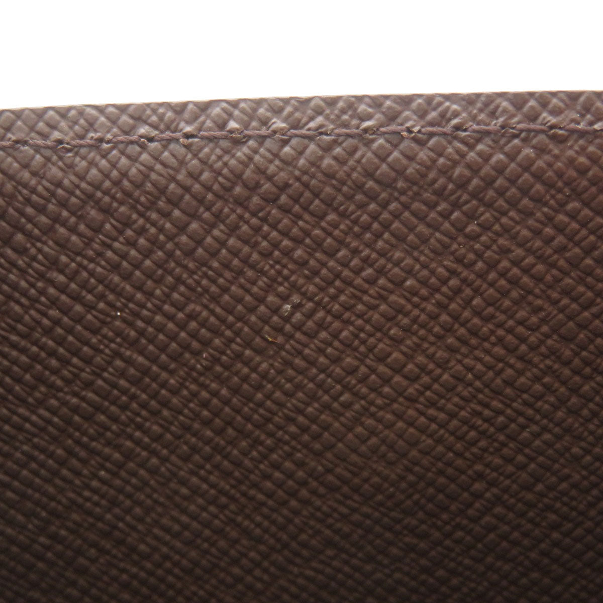 LOUIS VUITTON Coin case N62925 Damier canvas Brown Ludlow Damier Ebene Women Used Authentic