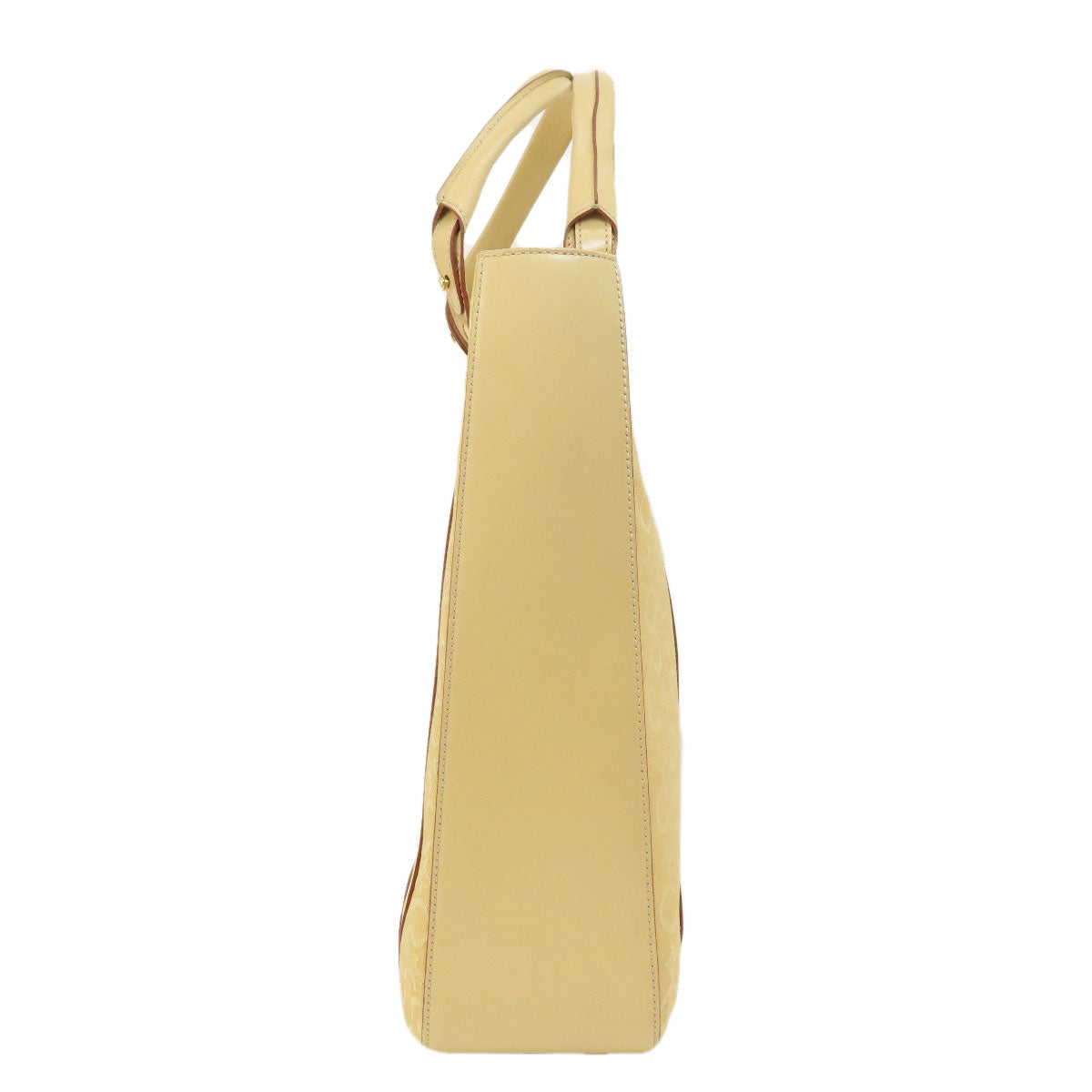 CELINE Handbag canvas beige C Macadam Women Used Authentic