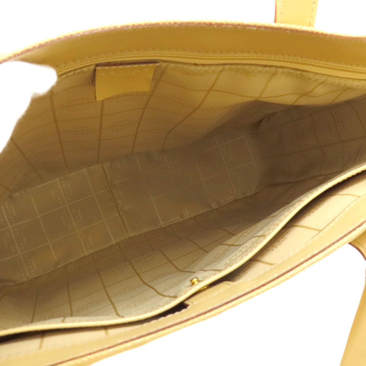 CELINE Handbag canvas beige C Macadam Women Used Authentic