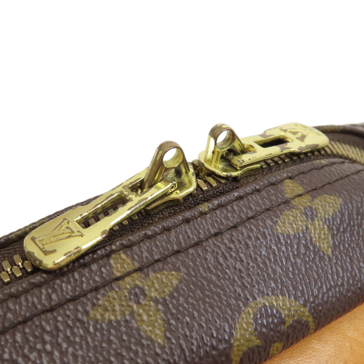 LOUIS VUITTON Handbag M47270 Monogram canvas Brown Deauville Monogram Women Used Authentic