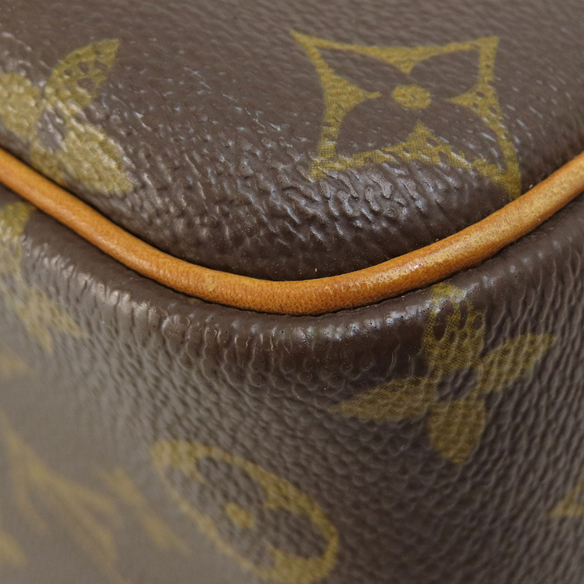 LOUIS VUITTON Handbag M47270 Monogram canvas Brown Deauville Monogram Women Used Authentic