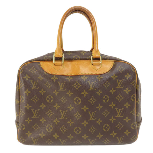 LOUIS VUITTON Handbag M47270 Monogram canvas Brown Deauville Monogram Women Used Authentic