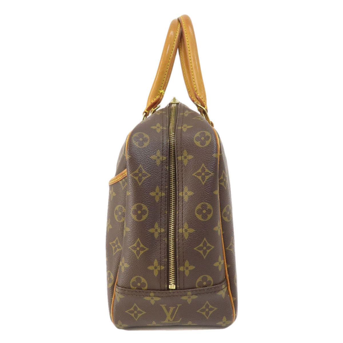 LOUIS VUITTON Handbag M47270 Monogram canvas Brown Deauville Monogram Women Used Authentic