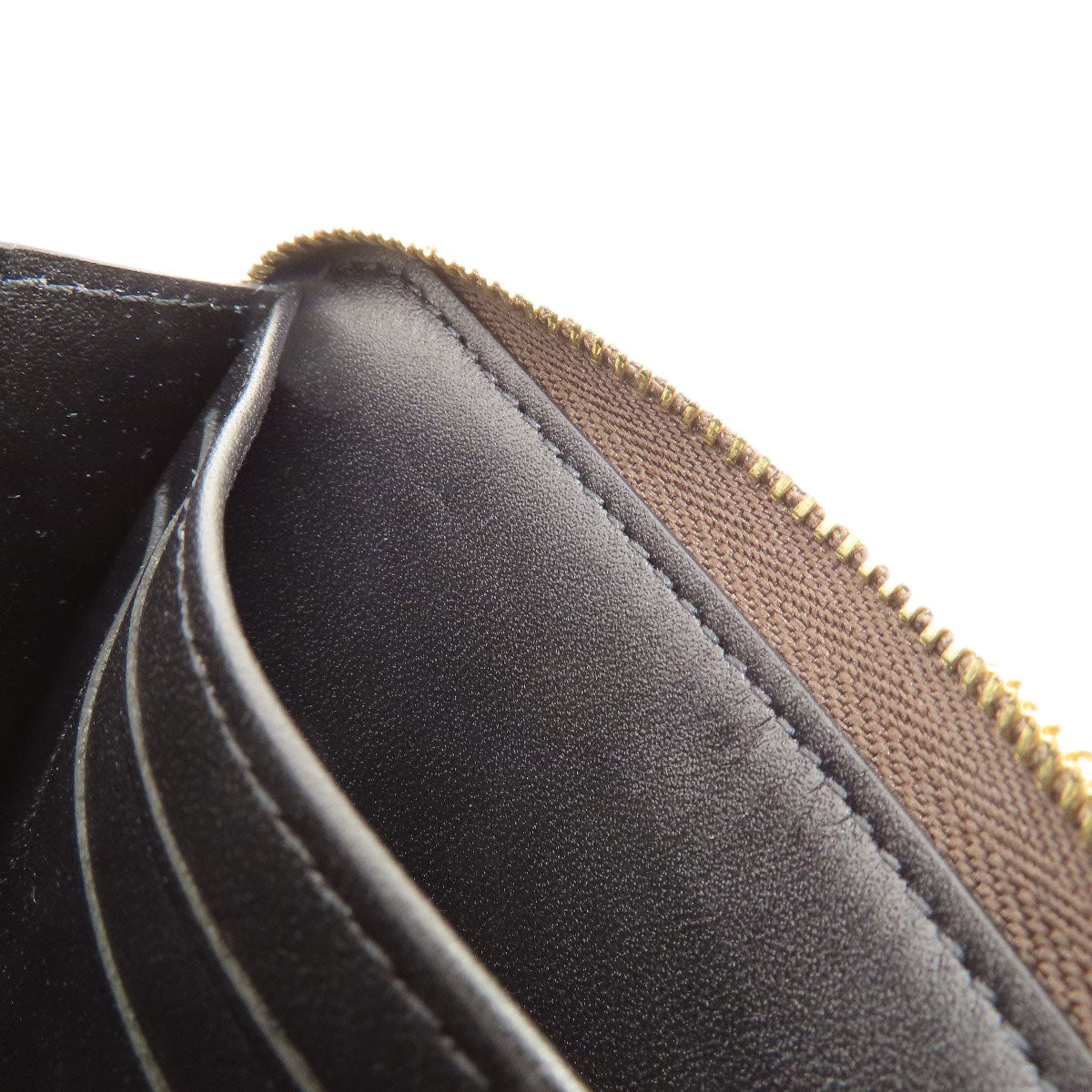 LOUIS VUITTON Coin case M67690 Giant monogram canvas Brown Zippy Coin Purse Monogram Giant Women Used Authentic