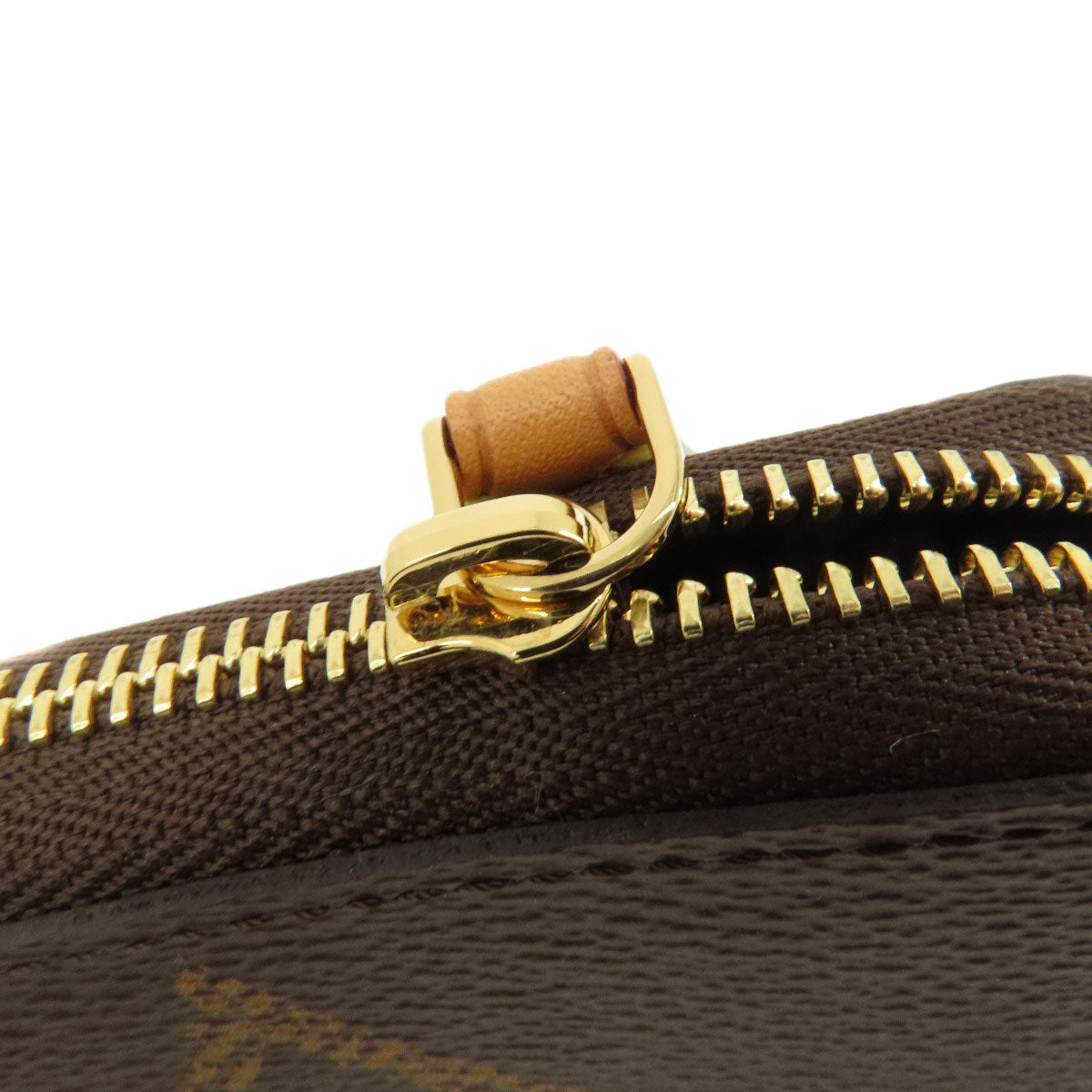 LOUIS VUITTON Coin case M67690 Giant monogram canvas Brown Zippy Coin Purse Monogram Giant Women Used Authentic