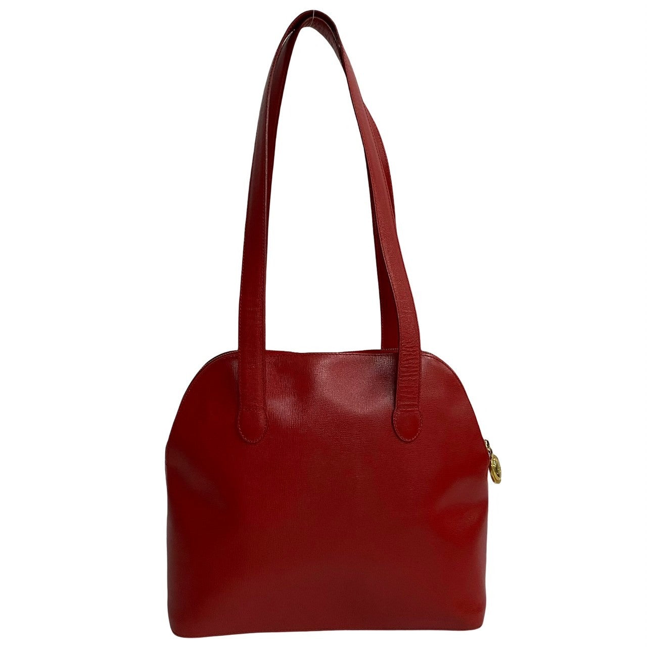 Dior Shoulder Bag leather Red CD logo Metal Women Used Authentic