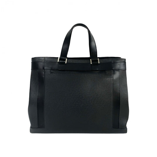 LOUIS VUITTON Business bag M31012 leather black Taiga Kasbeck GM mens Used Authentic