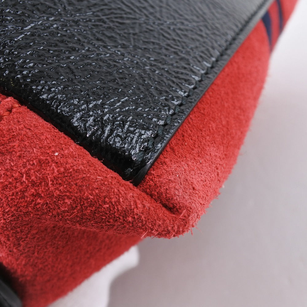 GUCCI Shoulder Bag 499621 Suede, Leather Red Ofidia Women Used Authentic