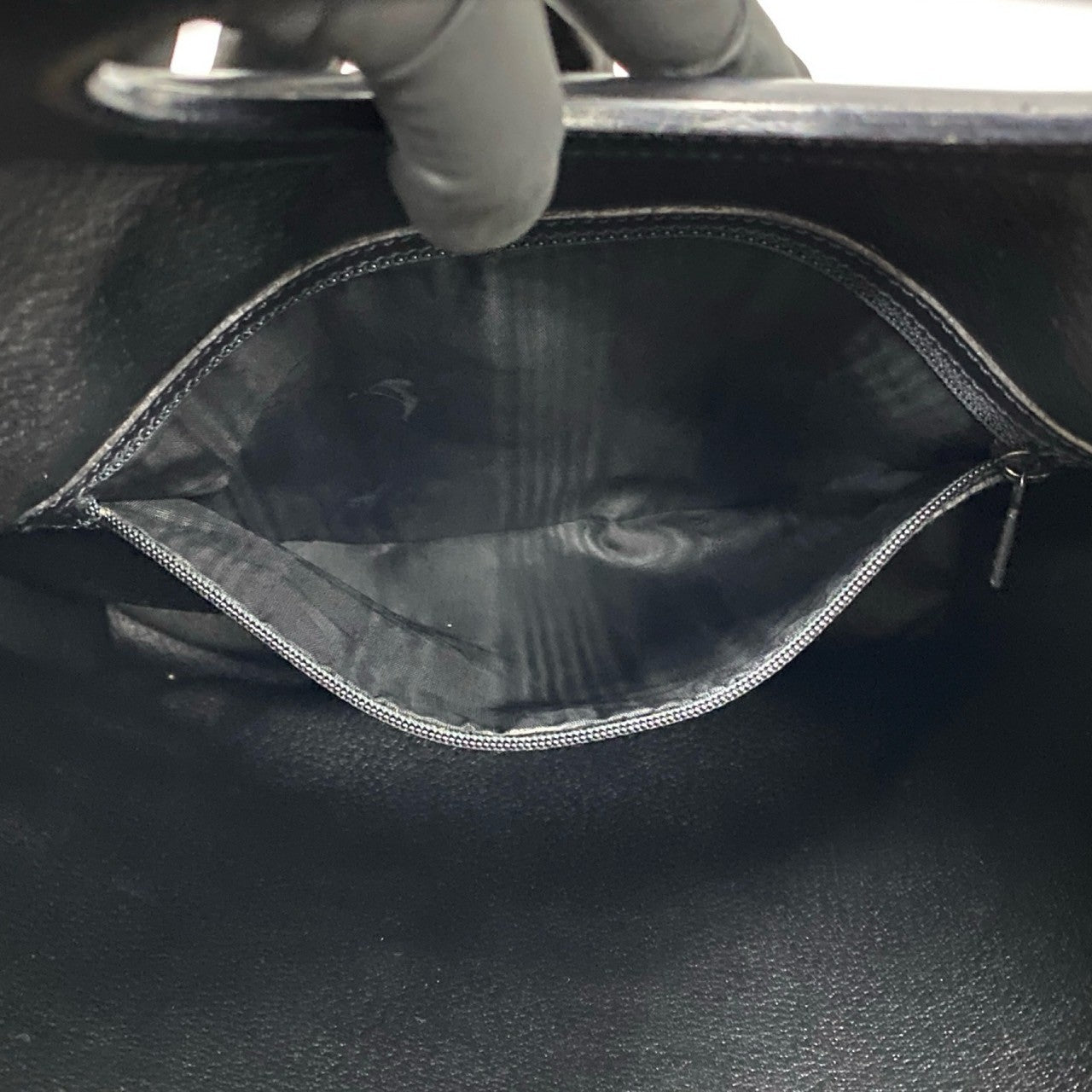 CELINE Handbag Leather, PVC black Macadam Brazon Women Used Authentic