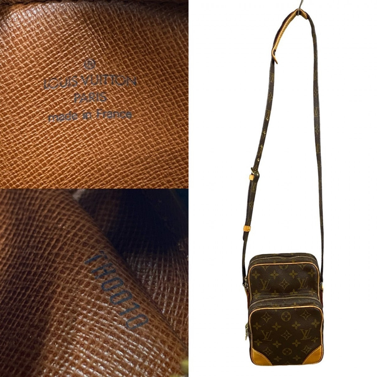LOUIS VUITTON Shoulder Bag M45236 Leather, PVC Brown Monogram Amazone Women(Unisex) Used Authentic