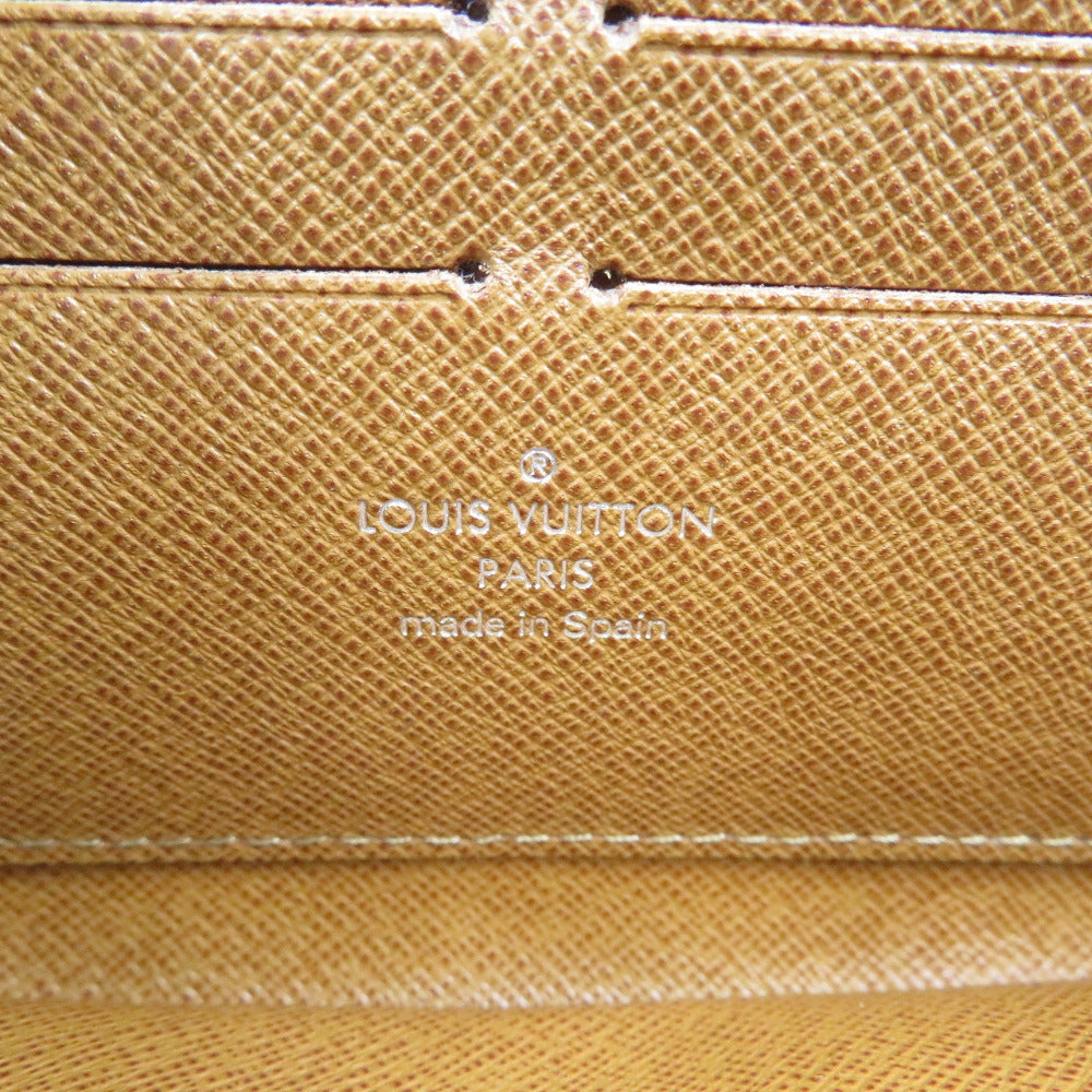 LOUIS VUITTON Long Wallet Purse Epi Leather Brown Epi Zippy wallet Women(Unisex) Used Authentic
