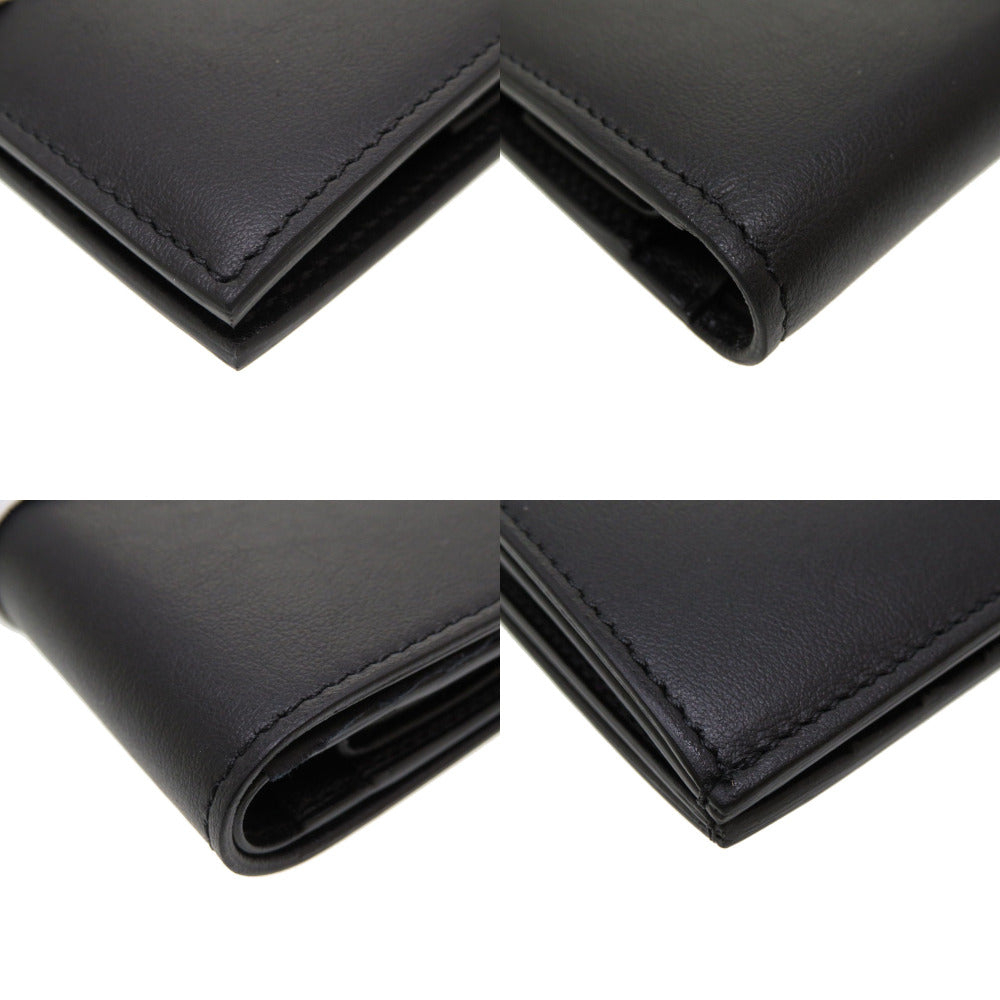GIVENCHY Bifold Wallet BB605AB0CQ 001 leather black Givenchy Women Used Authentic