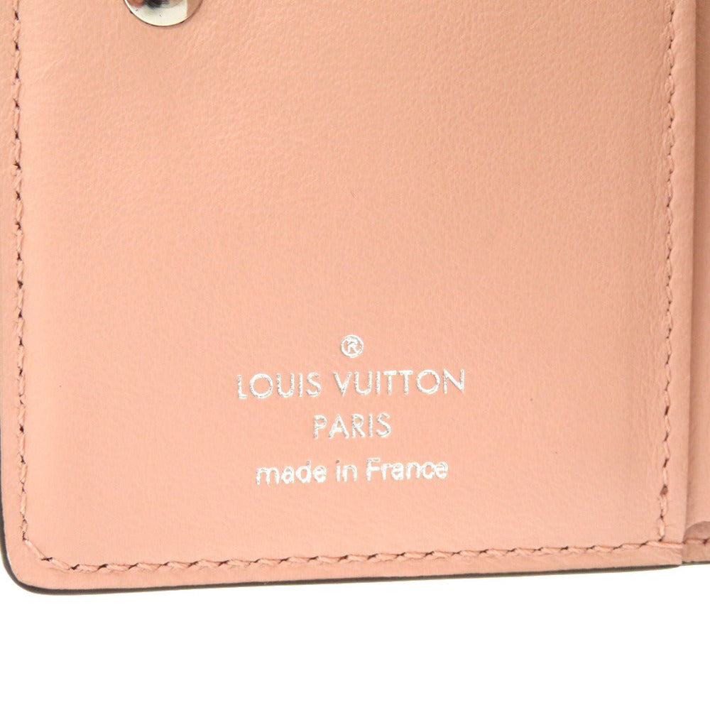 LOUIS VUITTON Bifold Wallet M80629 Monogram Mahina Magnolia Monogram Mahina Portefeuille Claire Women Used Authentic