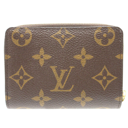 LOUIS VUITTON Bifold Wallet M81461 Monogram canvas Brown Compact wallet Monogram reverse Portefeuille Lou Women Used Authentic