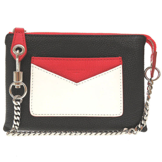GIVENCHY Pouch BC06863507 leather black Chain Shoulder bag Women(Unisex) Used Authentic