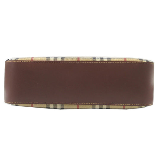 BURBERRY Tote Bag PVC, Leather beige Women Used Authentic