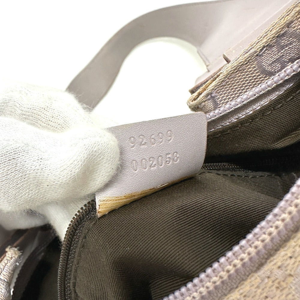 GUCCI Shoulder Bag 92699 GG canvas purple GG canvas