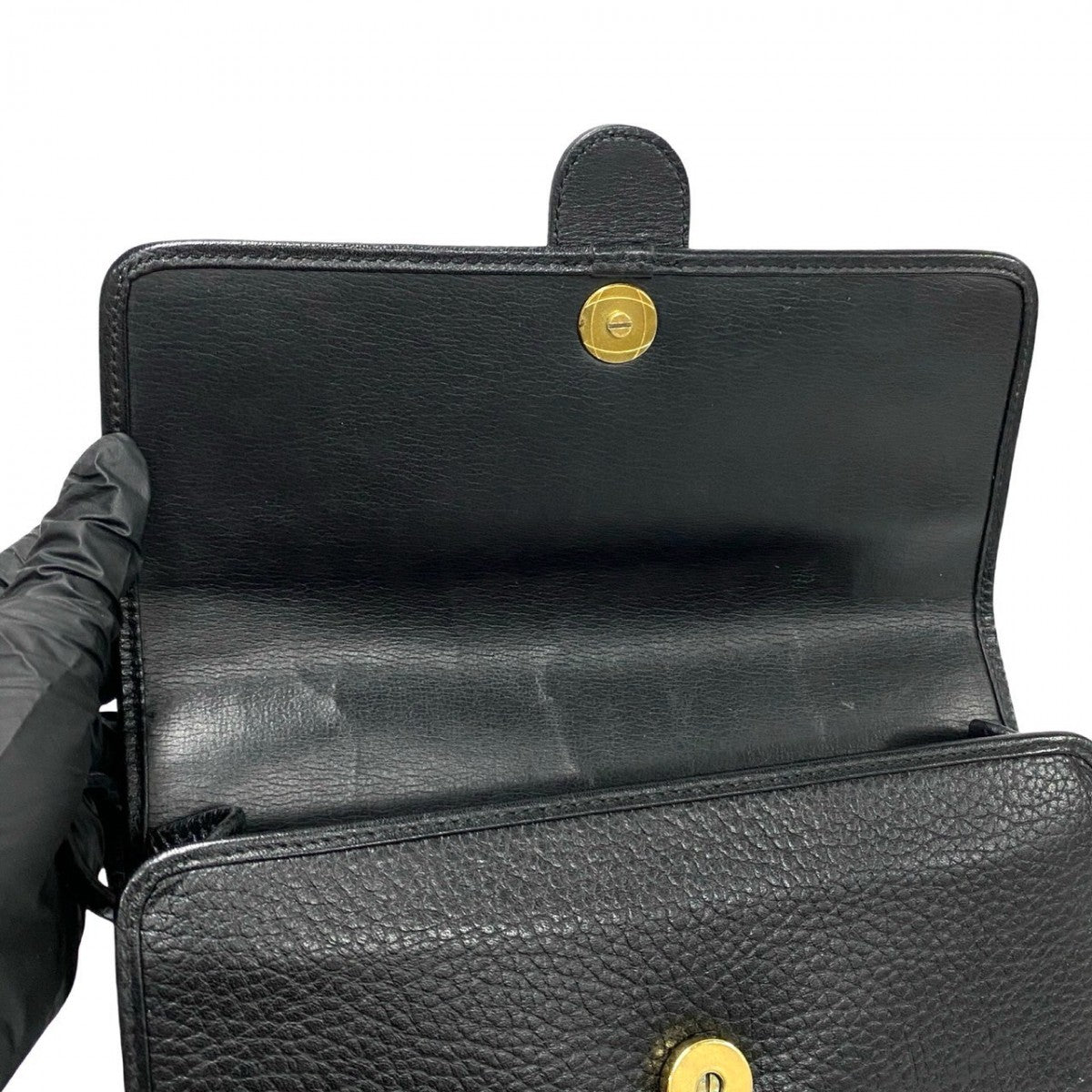 Dior Shoulder Bag leather black