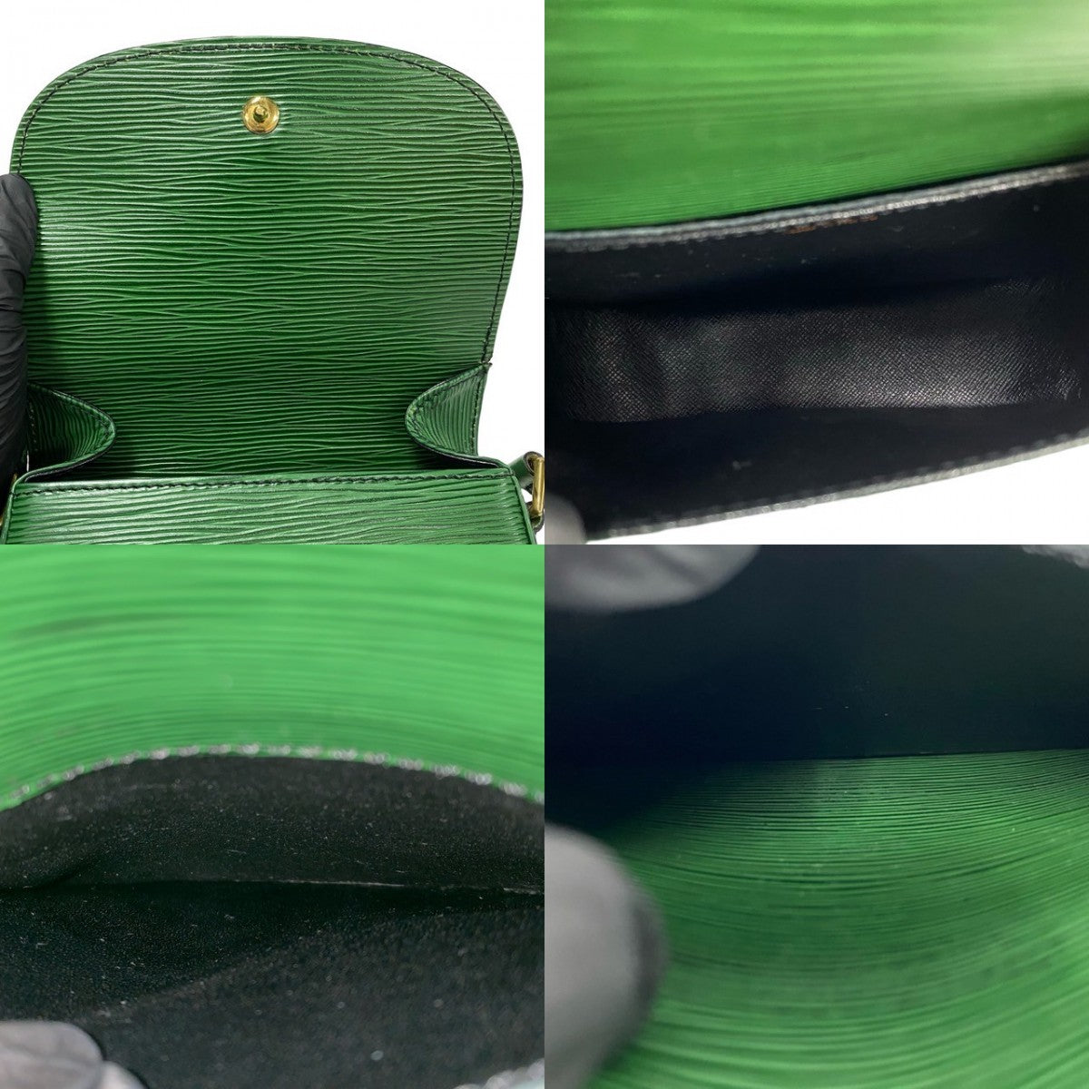 LOUIS VUITTON Shoulder Bag M52214 Epi Leather green Epi Mini Saint-Cloud