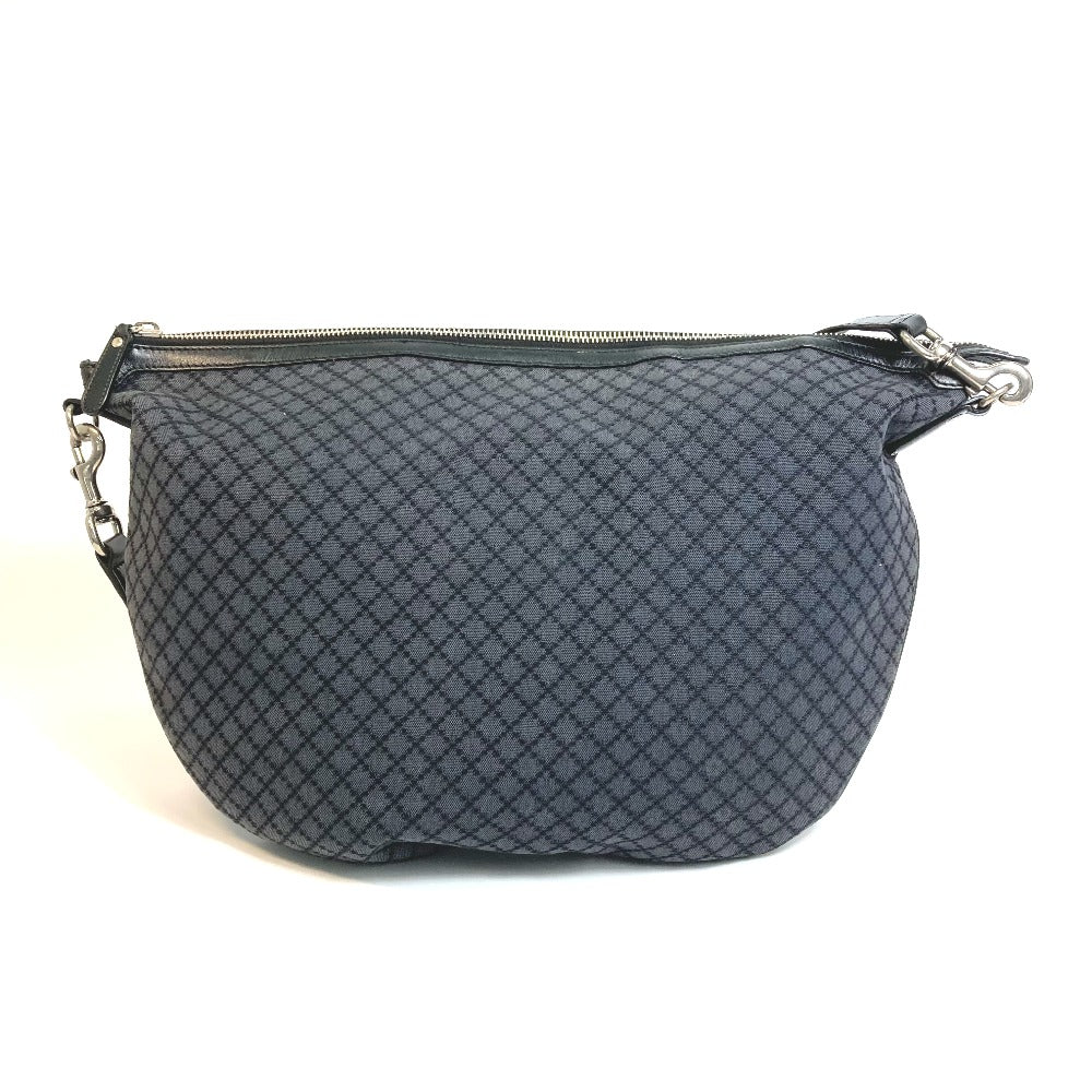 GUCCI Shoulder Bag 243308 canvas Black x gray Diamante Women Used Authentic
