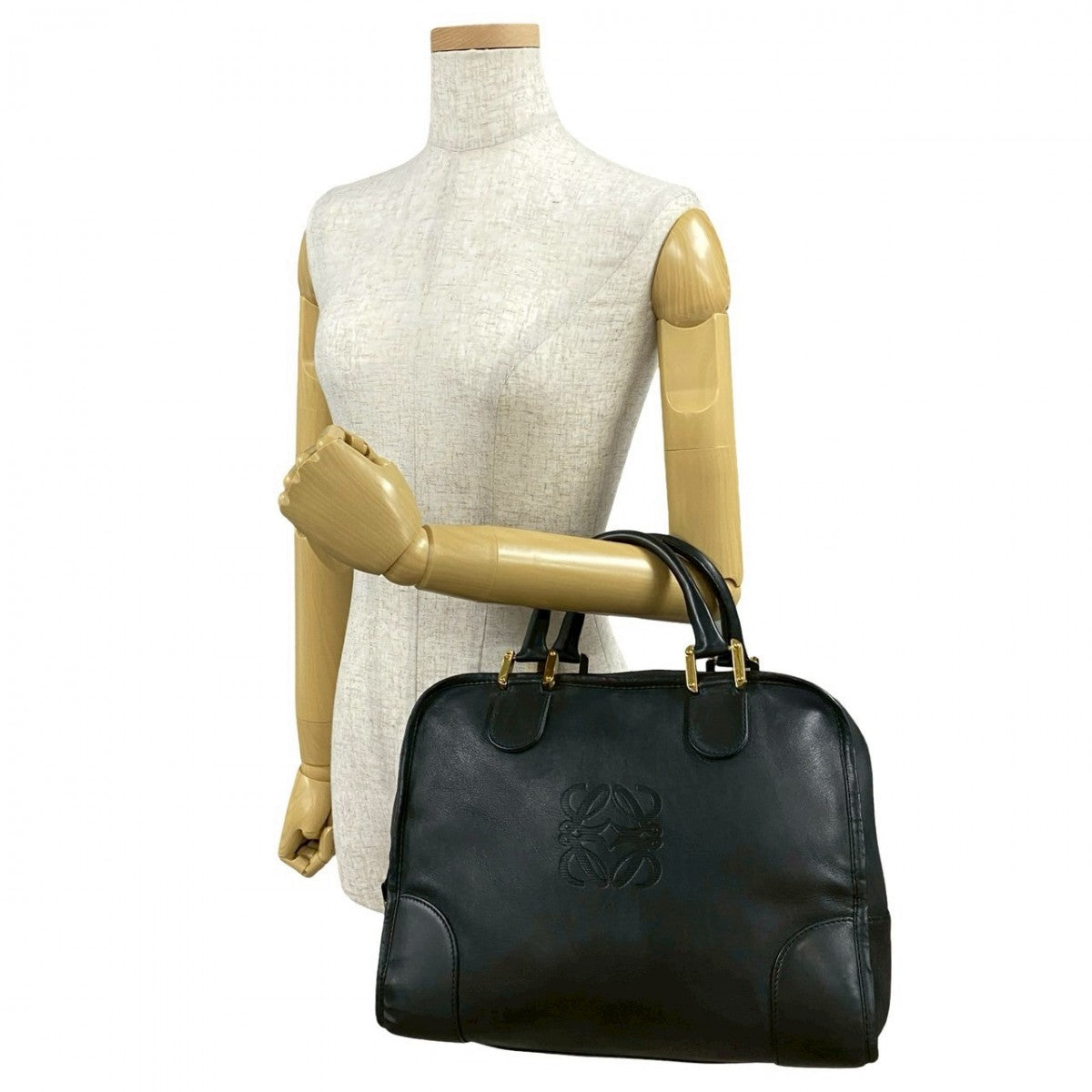 LOEWE Handbag leather black Amazona 32