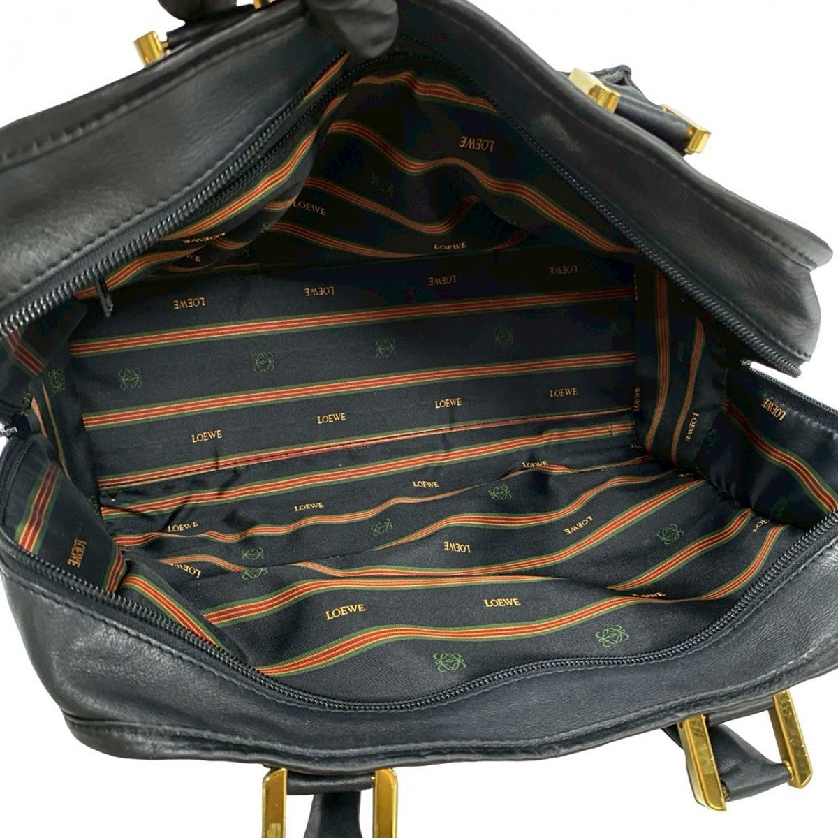 LOEWE Handbag leather black Amazona 32
