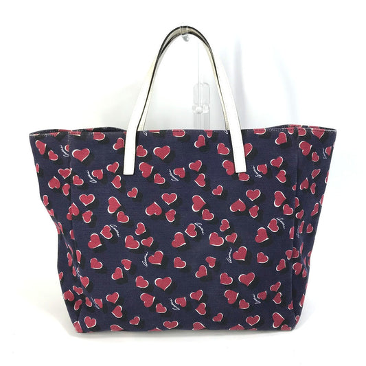 GUCCI Tote Bag 282439 Canvas, Leather pink heart Women Used Authentic