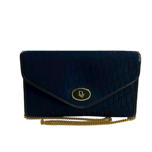 Dior Shoulder Bag leather Navy