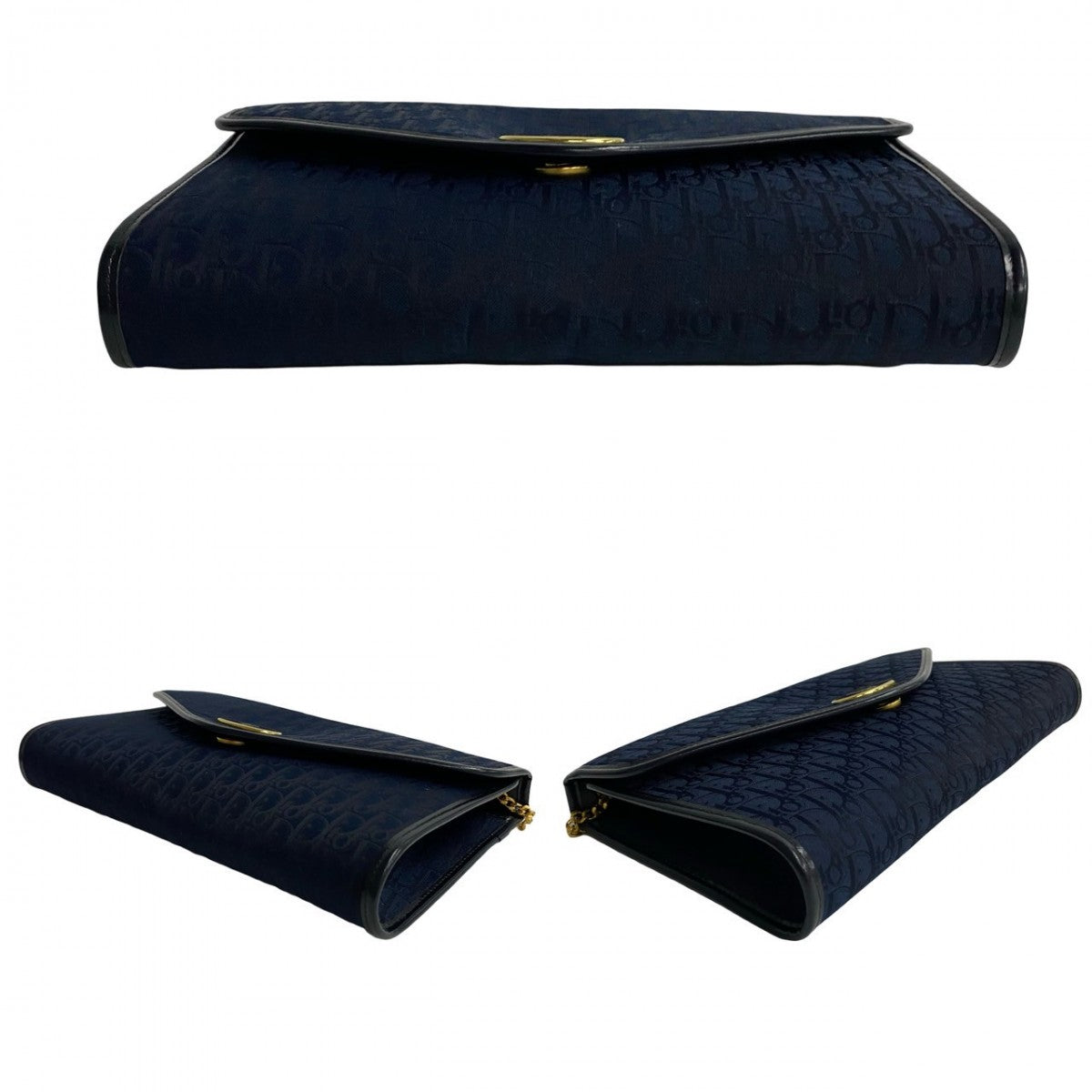 Dior Shoulder Bag leather Navy