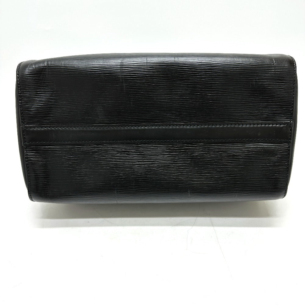 LOUIS VUITTON Boston Duffel bag M59022 Epi Leather black Speedy 30 Women Used Authentic