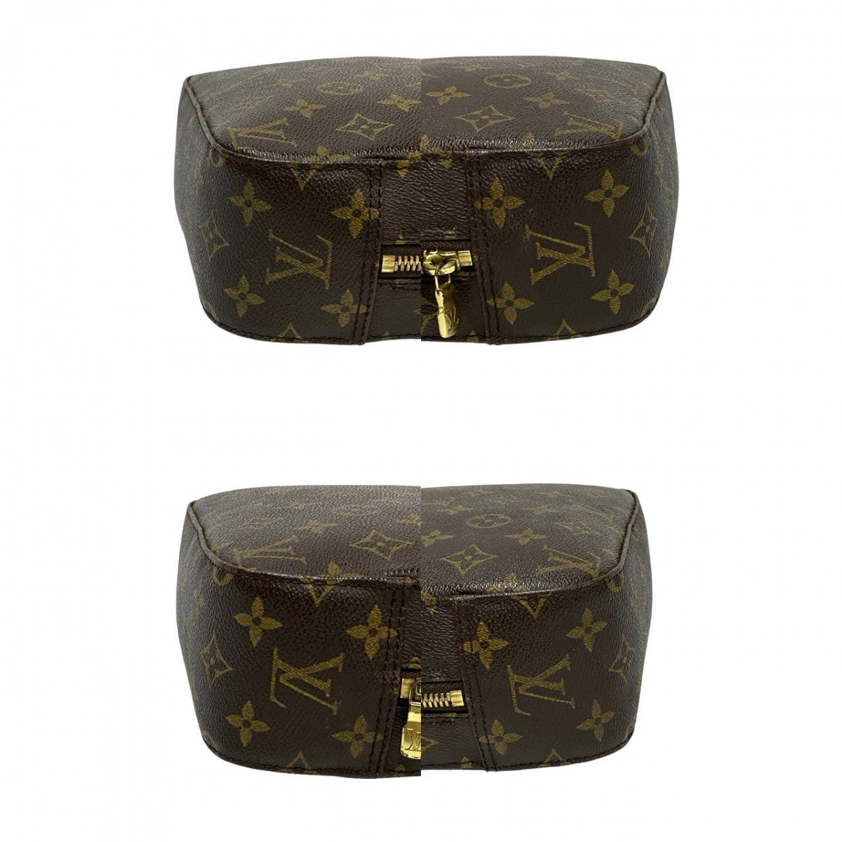 LOUIS VUITTON Shoulder Bag M47500 Leather, PVC Brown 2WAYBag Monogram Spontini Women Used Authentic