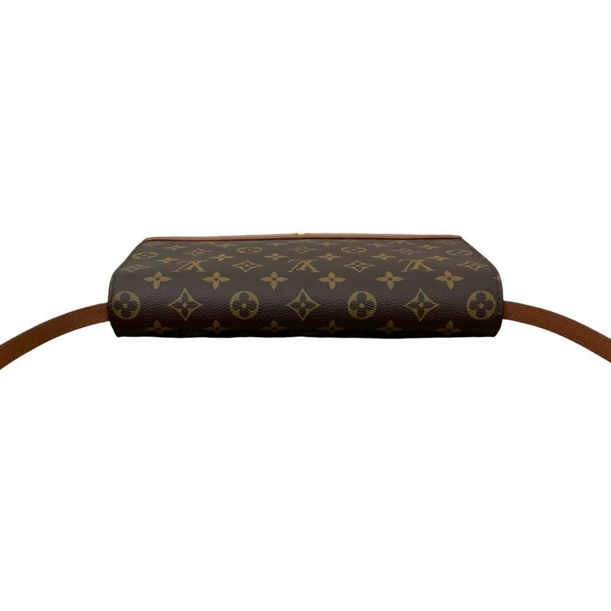 LOUIS VUITTON Shoulder Bag leather Brown Monogram Bordeaux