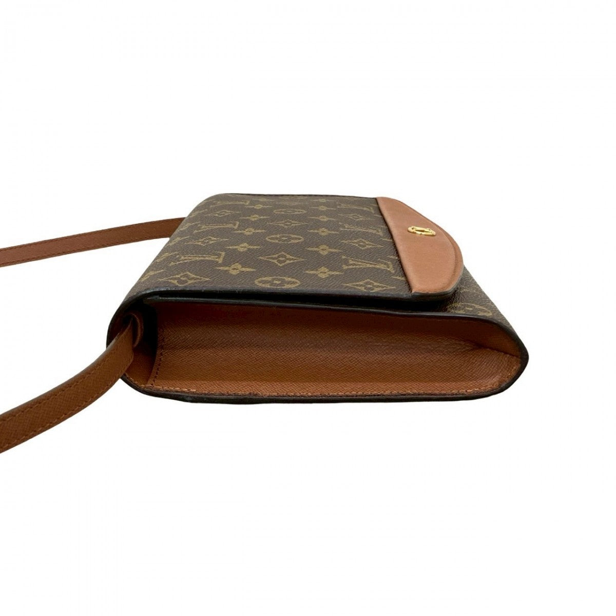 LOUIS VUITTON Shoulder Bag leather Brown Monogram Bordeaux