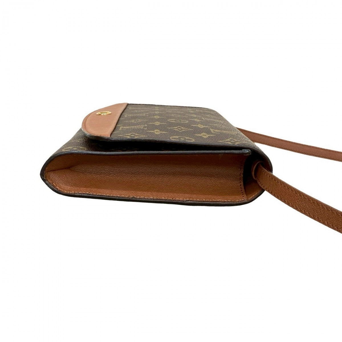 LOUIS VUITTON Shoulder Bag leather Brown Monogram Bordeaux