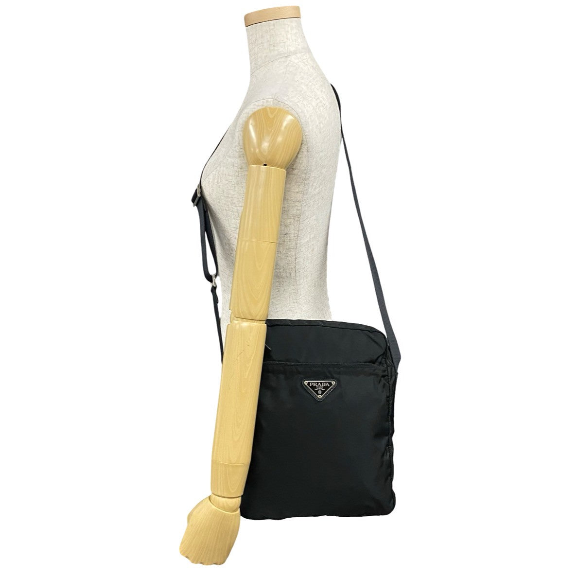 PRADA Shoulder Bag Nylon black