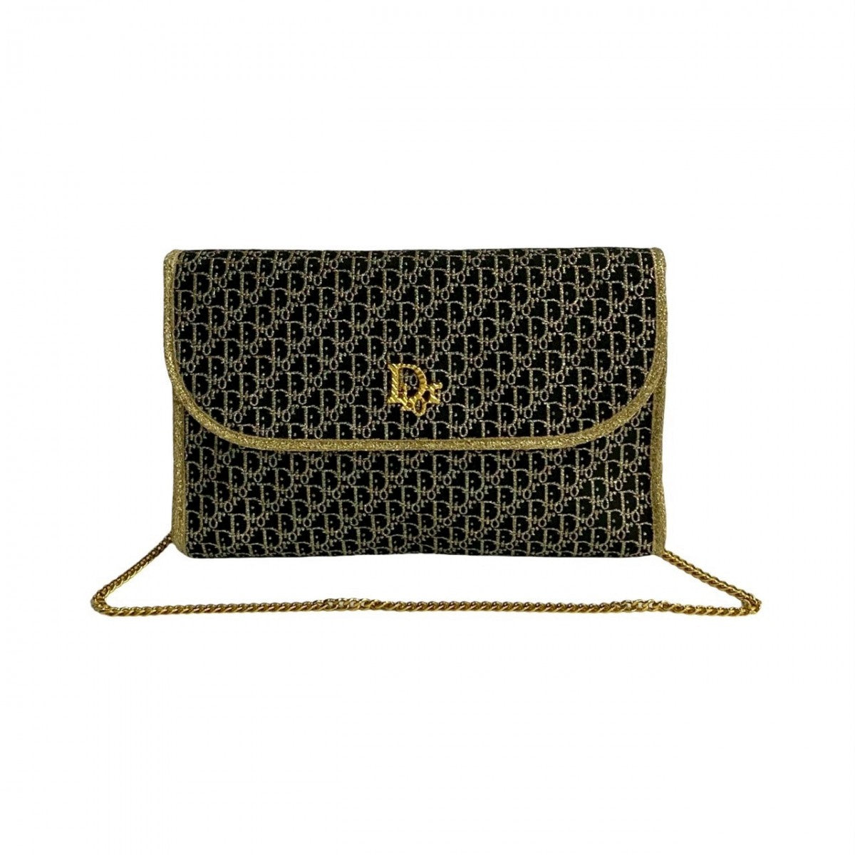 Dior Shoulder Bag canvas gold