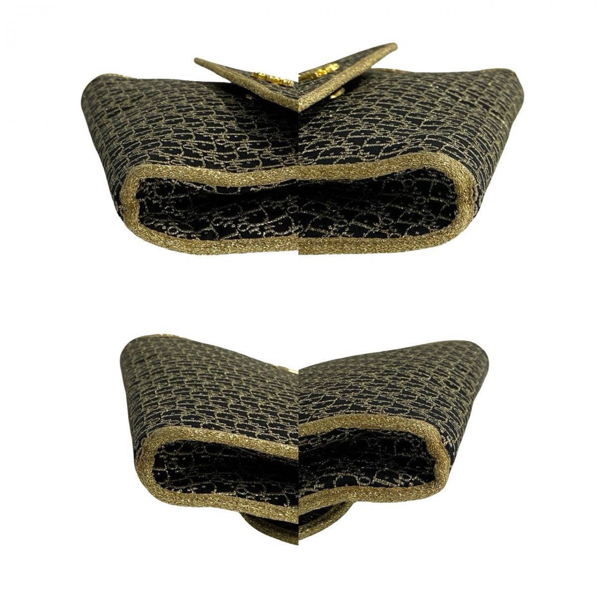 Dior Shoulder Bag canvas gold