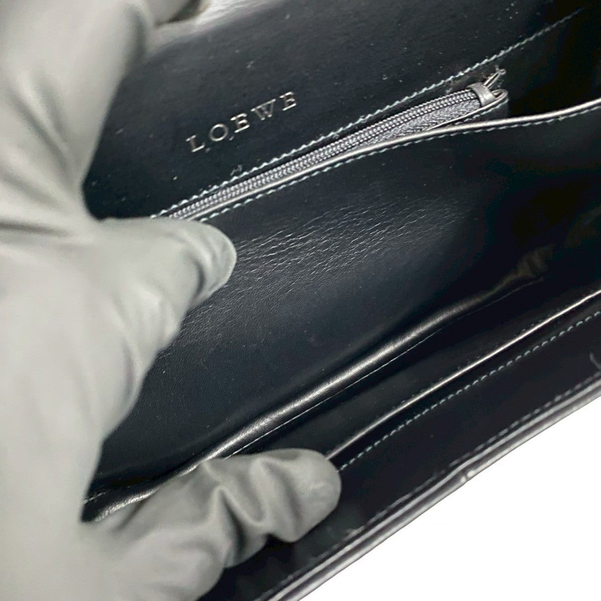 LOEWE Handbag leather black