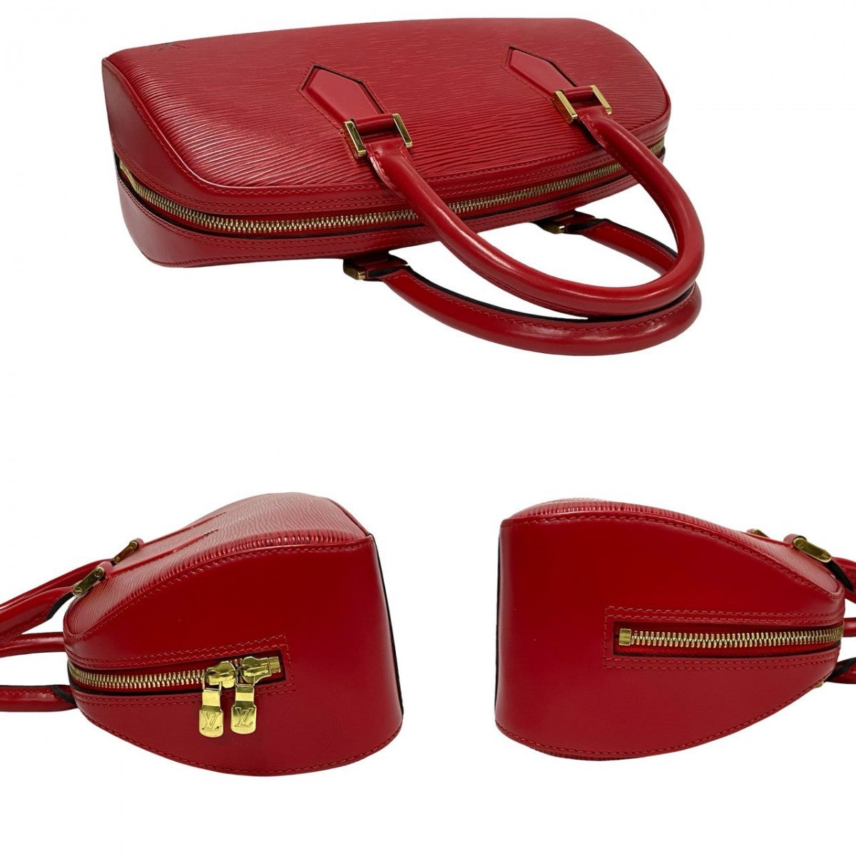 LOUIS VUITTON Handbag M5208E Epi Leather Red Epi jasmine Women Used Authentic
