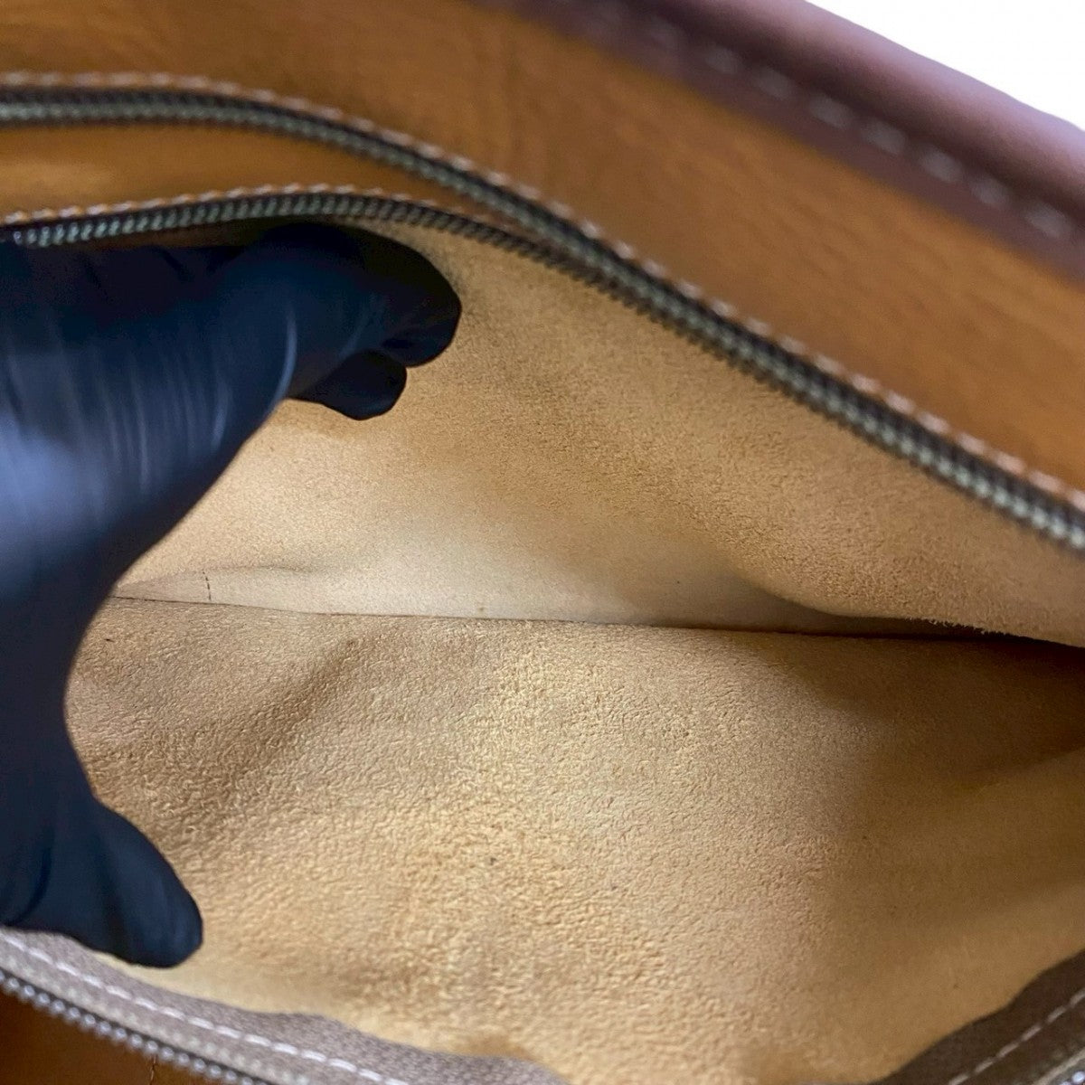 LOEWE Handbag leather Brown Amazona 32