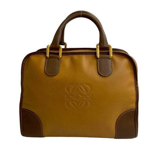 LOEWE Handbag leather Brown Amazona 32