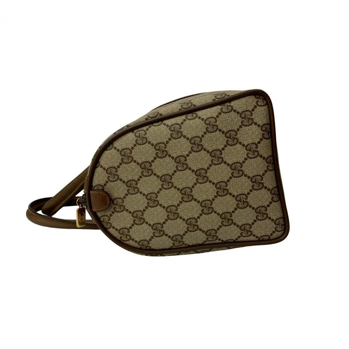GUCCI Handbag leather Brown Sherry line