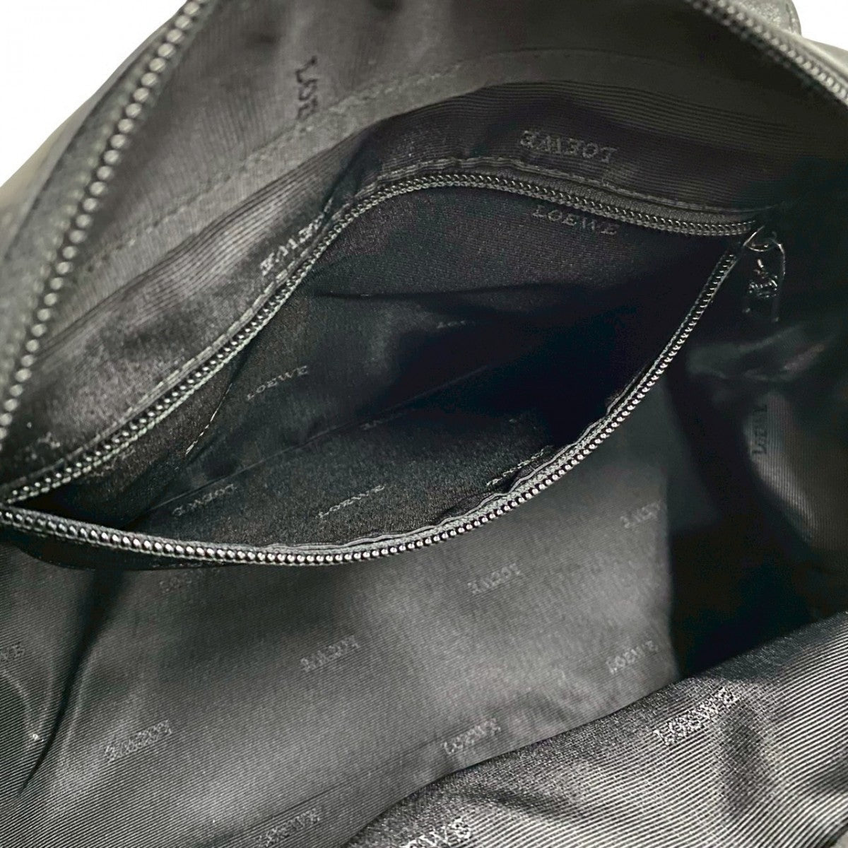 LOEWE Handbag leather black Americana 28