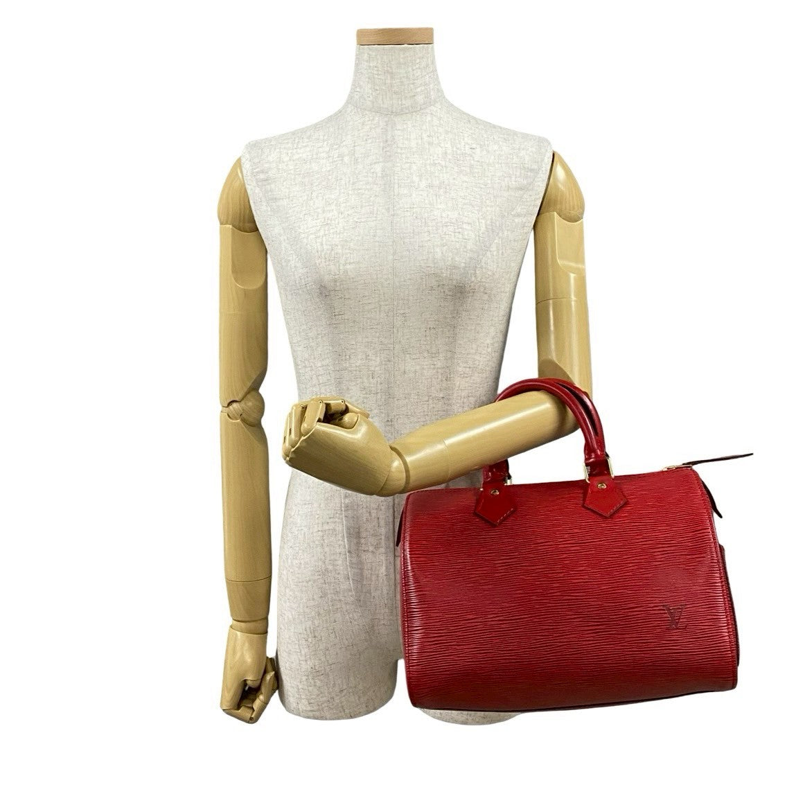 LOUIS VUITTON Handbag M43017 leather Red Epi Speedy 25